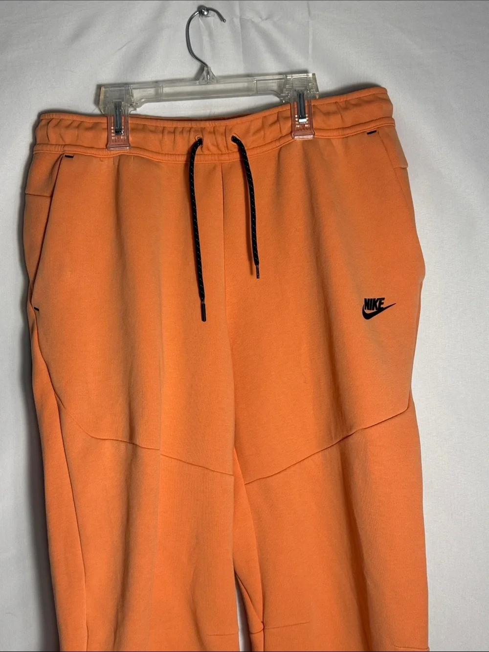 Nike Sportswear Tech Fleece Joggers in ‘orange frost’ Men’s Size Large